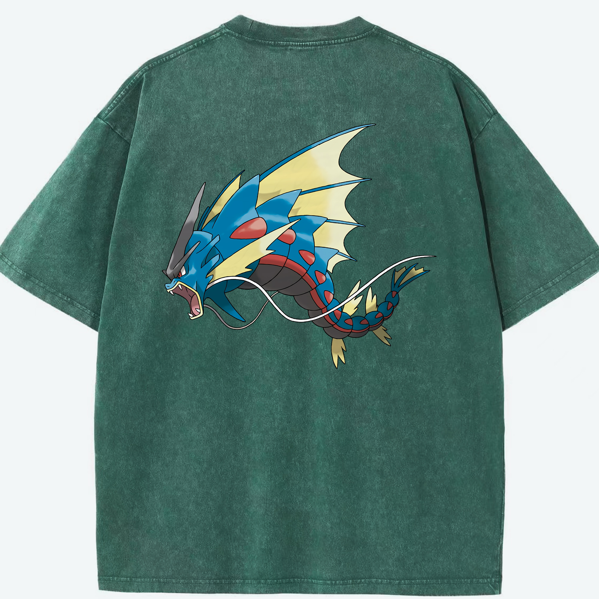 （画像用） ポケットモンスター Pokémon 綿100% ヴィンテージ風 半袖Tシャツ（背面プリント）